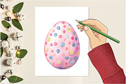 Easter Egg Clipart, an Illustration by Design Market (Thumbnail 5 of 5)