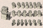 Isometric Ancient City Pack, an Object Graphic by Beatheart Creative Studio (Thumbnail 6 of 77)