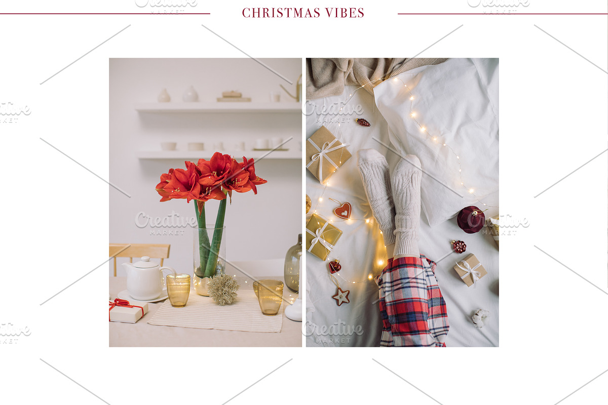 Christmas Vibes#1 | 24 Styled Photos, a Holiday Photo by Nina Stock Photos (Photo 2 of 12)