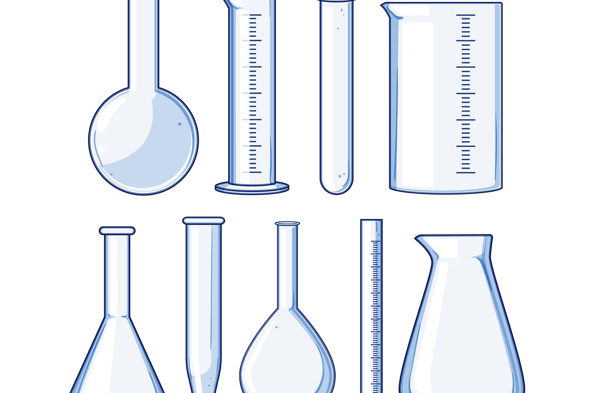 Scientific laboratory glassware set, an Object Graphic by pikepicture (Photo 2 of 3)