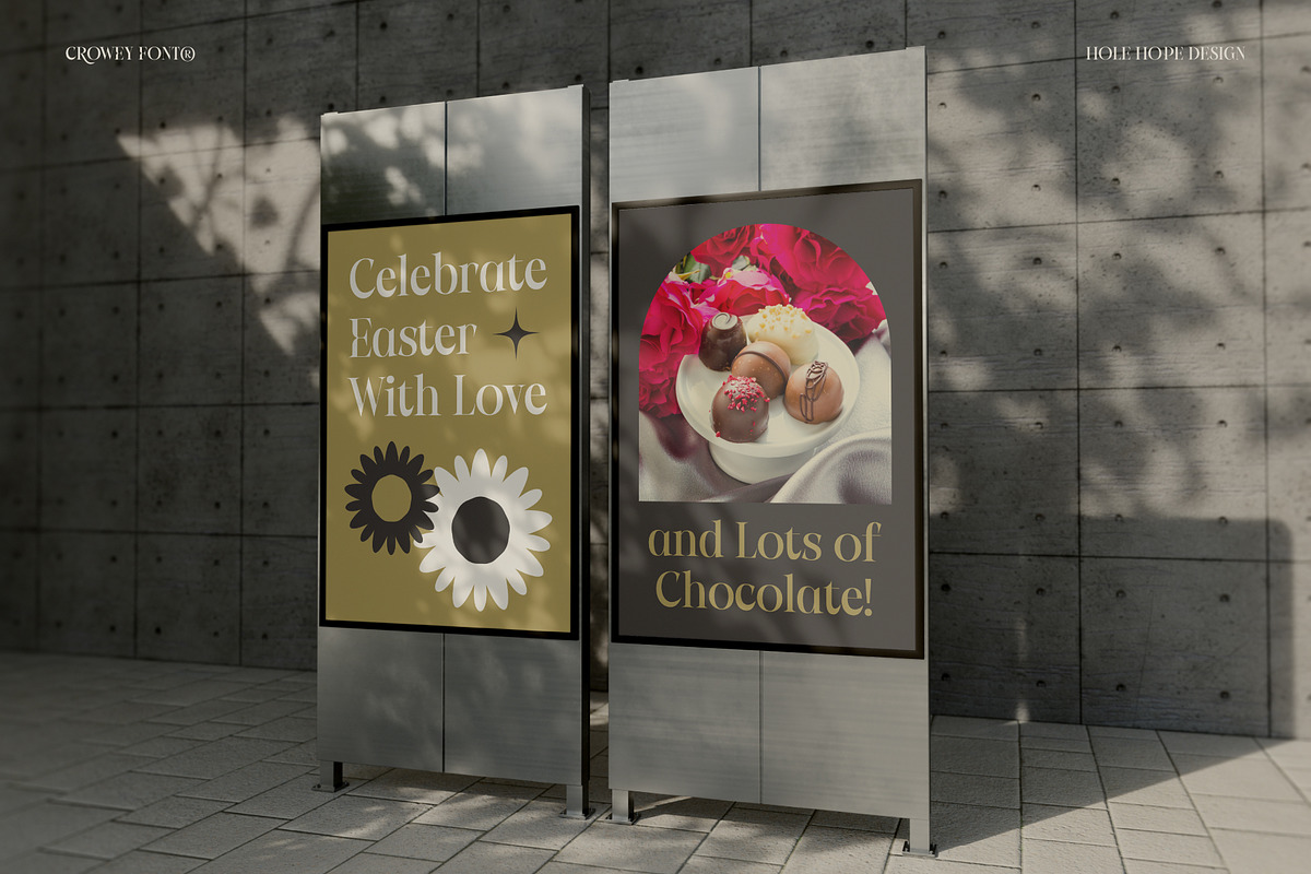 Crowey | Elegant Classic Serif Font, a Serif Font by Hole Hope Design