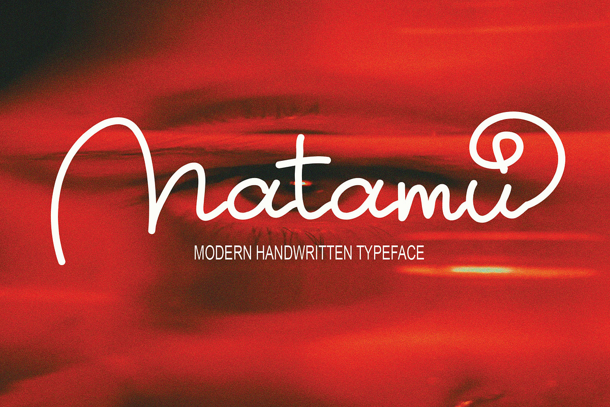 Matamu, a Script Font by Canden Meutuah (Photo 1 of 8)