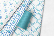 Sea seamless patterns, a Pattern Graphic by JuliaMalinovskaya (Thumbnail 2 of 7)