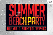 3in1 SUMMER BEACH Flyer Template, a Flyer Template by WG DESIGN (Thumbnail 3 of 5)