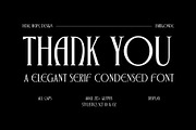 Bargonde | Elegant Serif Condensed, a Serif Font by Hole Hope Design (Thumbnail 19 of 20)