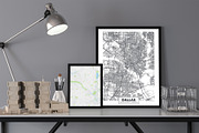 5 maps of USA cities 3, a Transportation Illustration by MaximGertsen (Thumbnail 9 of 10)