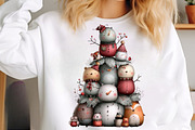 Whimsical Christmas Tree Clipart, a Transportation Illustration by SinaCreation (Thumbnail 8 of 9)