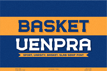 Basket Venpra - Sport Varsity Font
