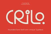 Crilo - Playful Logo Sans, a Sans Serif Font by Pandeka Studio (Thumbnail 1 of 11)