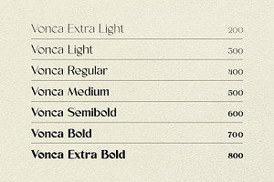 Vonca Font Family