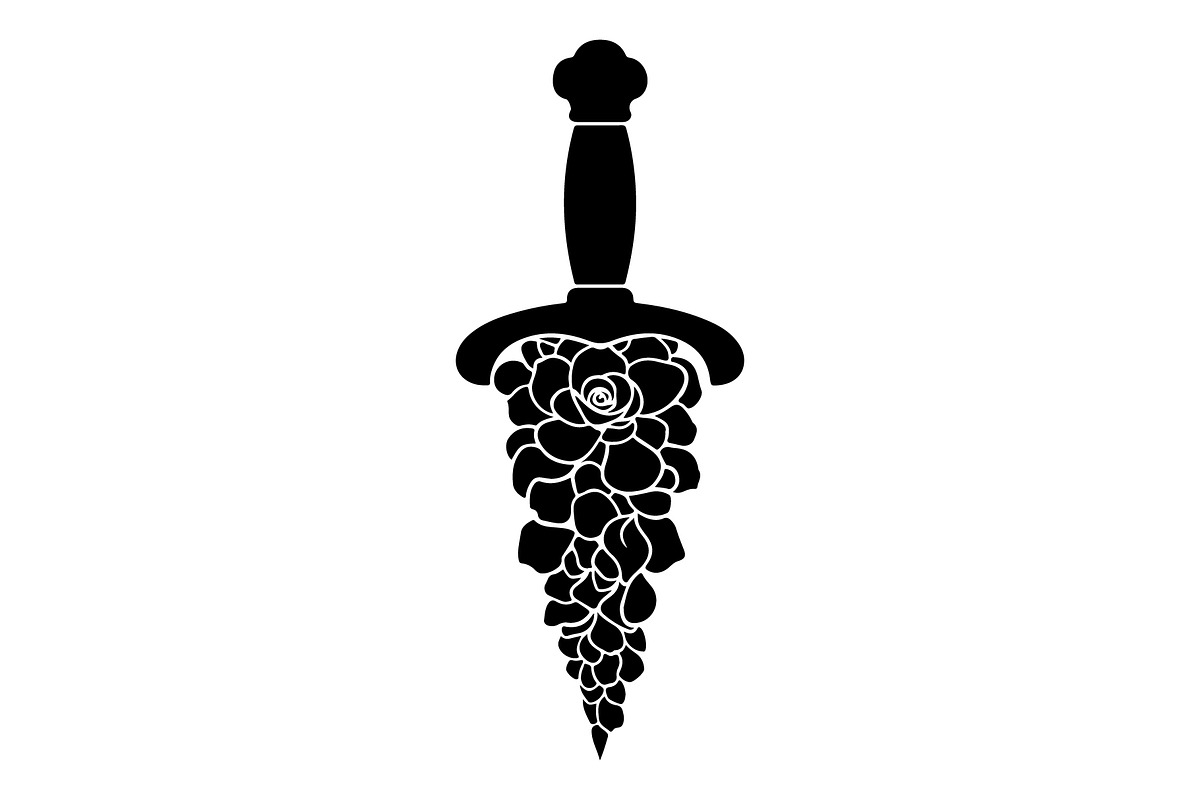 Ornamental Dagger Silhouette Bundle, an Object Illustration by Gaye Art (Photo 13 of 15)