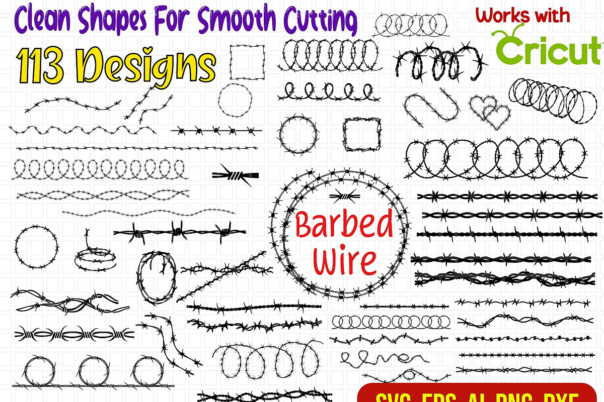 Barbed Wire Vector, Jail Wire Border, an Object Illustration by ARTify Illustrations (Photo 1 of 2)