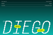 CS Diego Mono Pixel, a Sans Serif Font by Craft Supply Co. (Thumbnail 1 of 8)