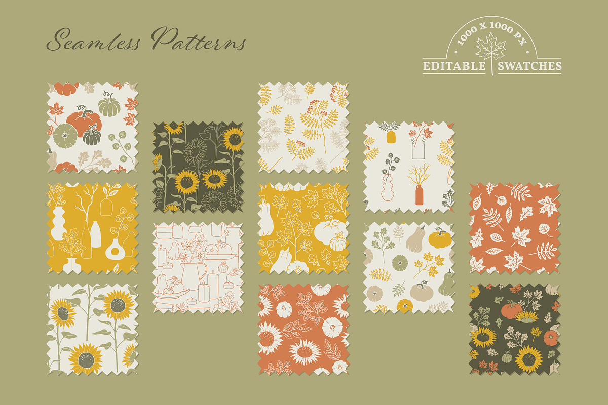 Autumn Thanksgiving Harvest Clipart, a Decorative Illustration by Wild and Wonder by Ana (Photo 11 of 13)