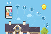 Smart Home and Internet of Things, a Technology Illustration by TAlex (Thumbnail 4 of 7)