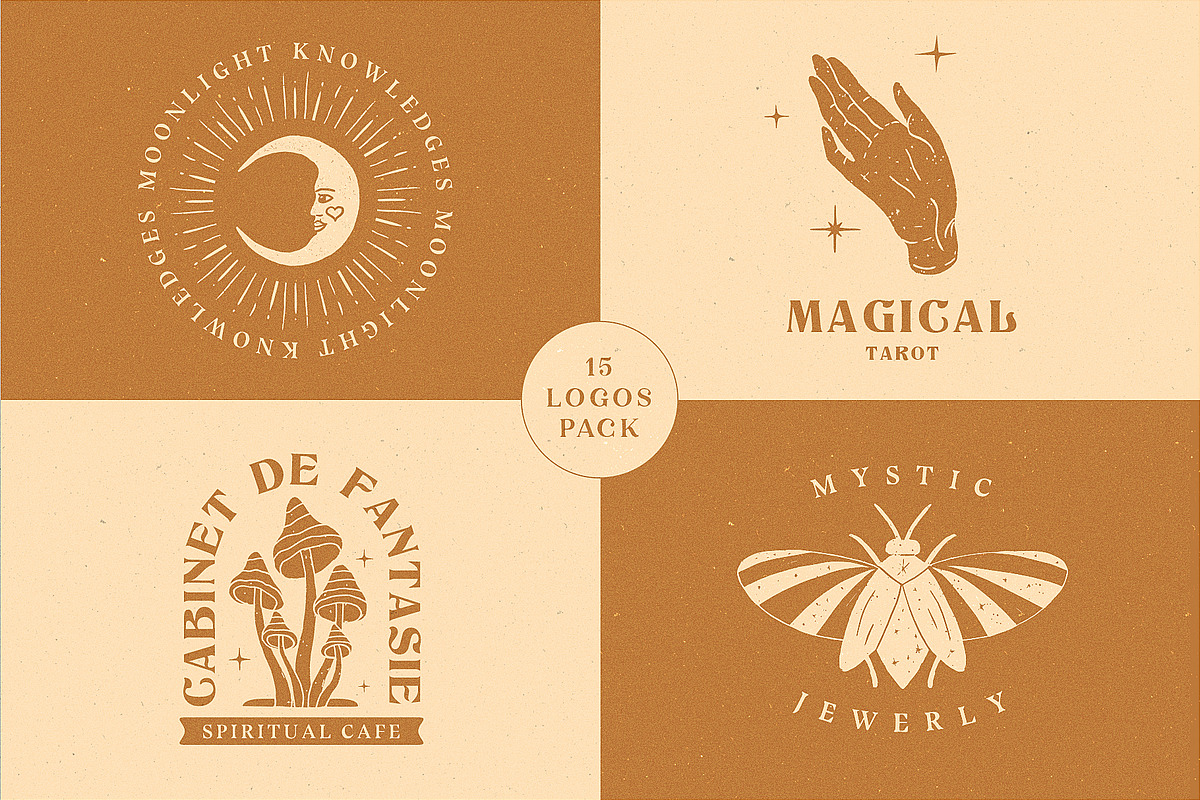Retro Mystic Graphics Pack, an Object Graphic by Ayya Studio (Photo 5 of 16)