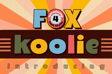 Fox Koolie : 4 Font styles, a Handwritten Font by Fox7 By Rattana