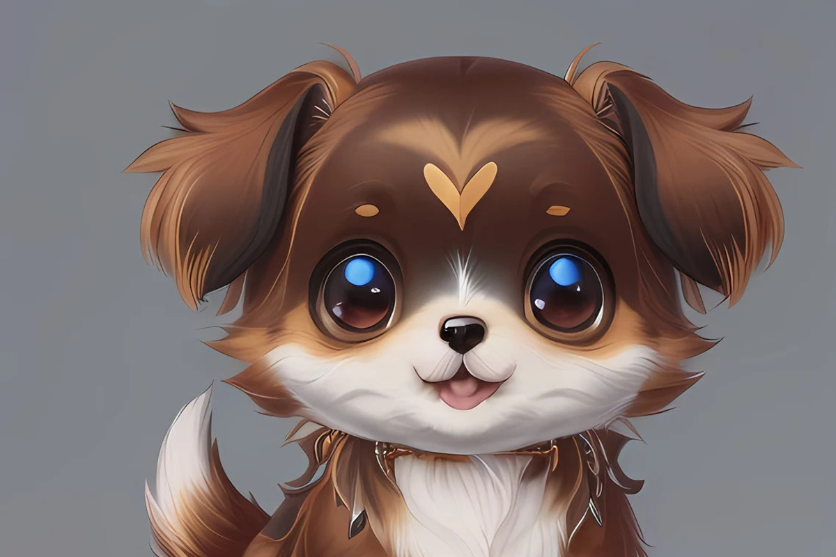 Procreate Cute Chibi Dogs Stamps, a Brush Add-On by OneBerryCreations (Photo 5 of 9)