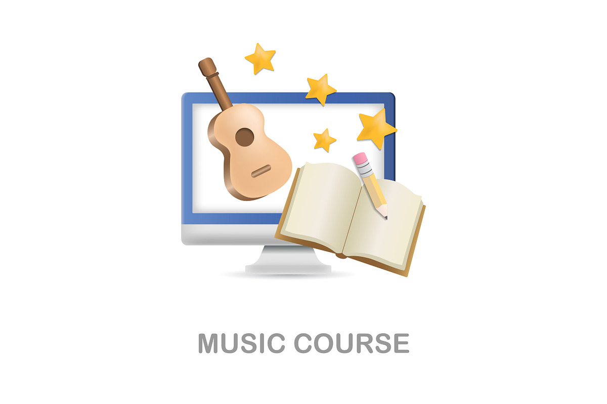 Online Course 3D Icons Set Bundle, an Object Graphic by Aimagenarium@gmail.com (Photo 16 of 21)