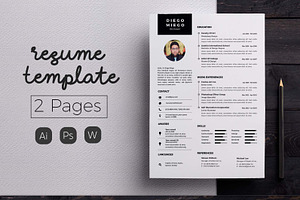 Vol.46 Resume & CV Template