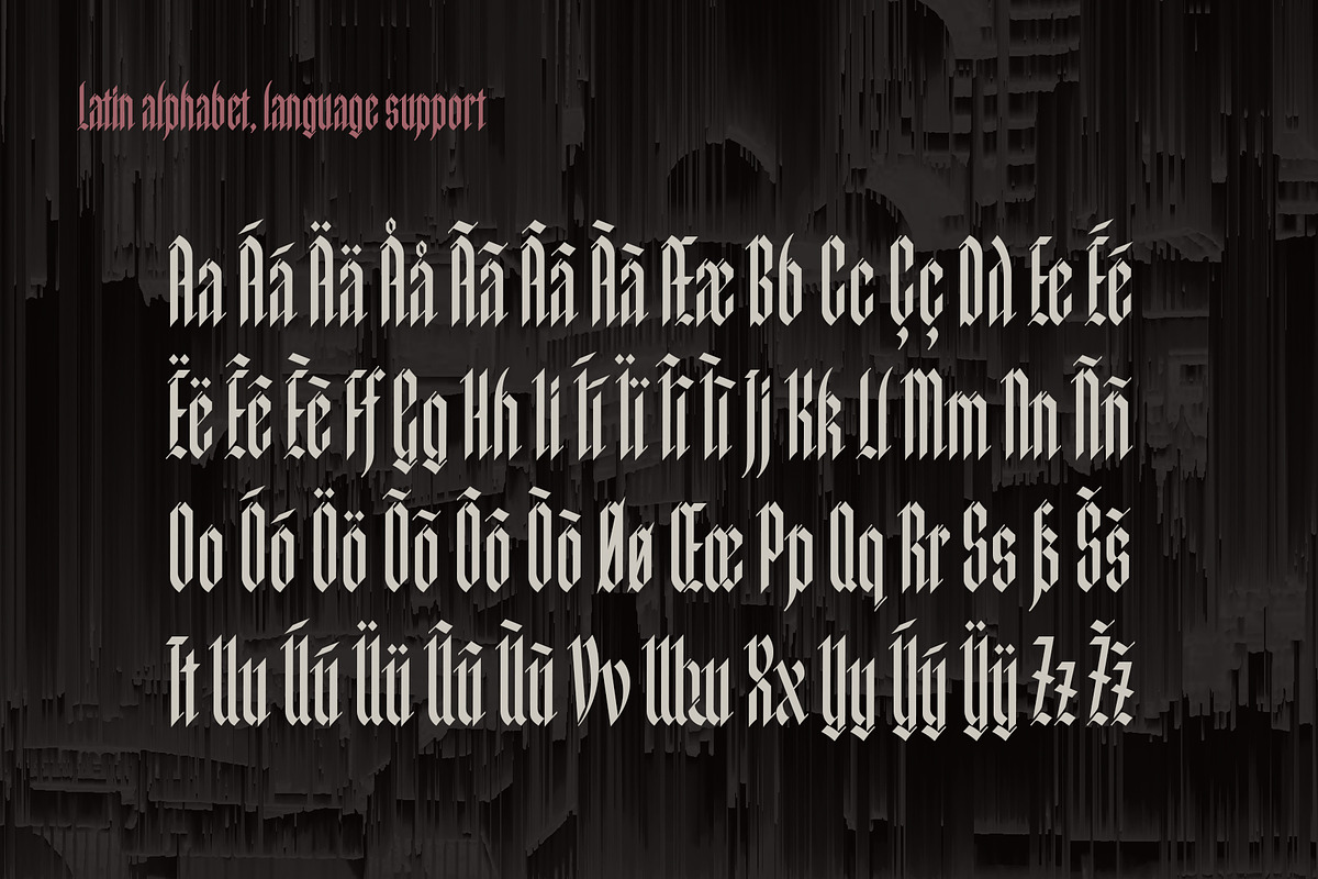 Archangel, a Blackletter Font by BillyJN (Photo 3 of 10)