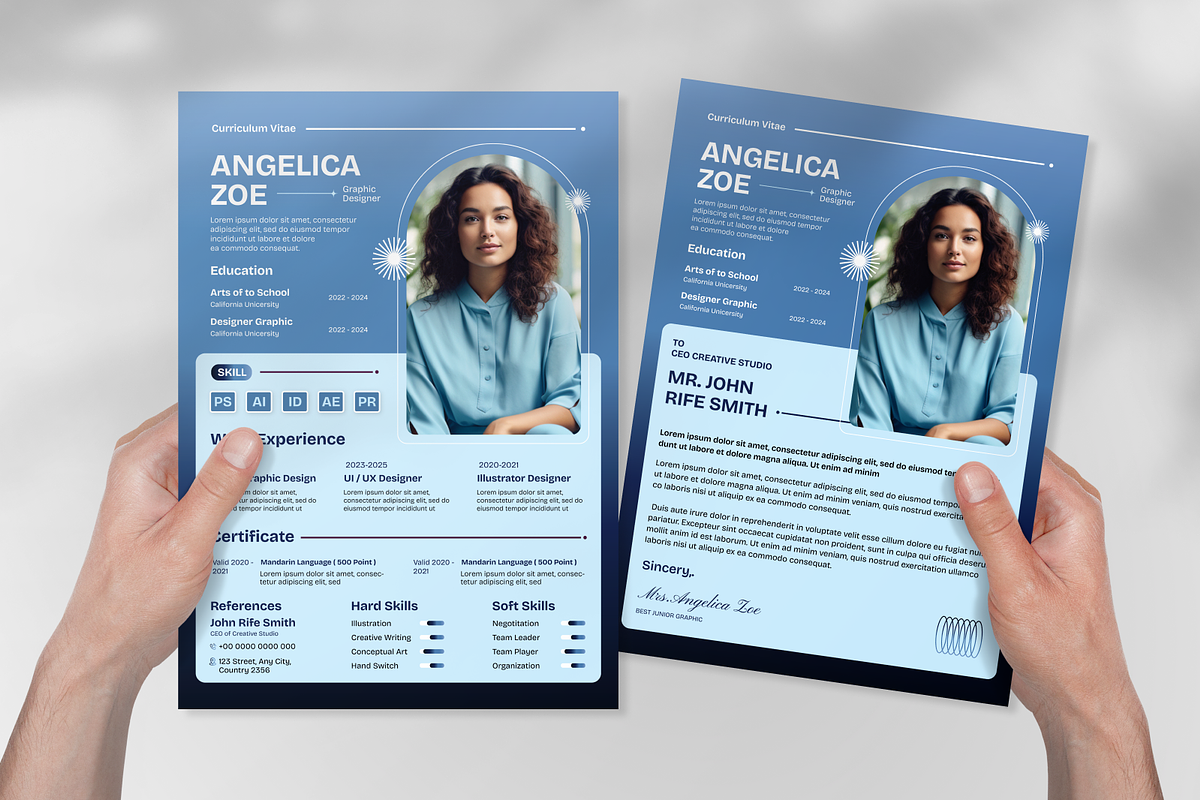 CV Resume, a Resume Template by SquidPixey (Photo 5 of 6)