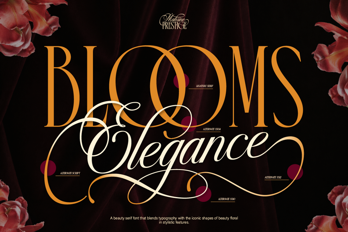 Mahrine Prestige, a Serif Font by Burntilldead (Photo 9 of 12)