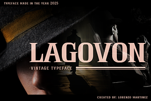 Lagovon - Vintage Typeface