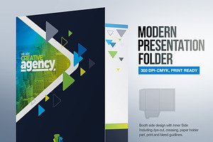 Modern Presentation Folder Template