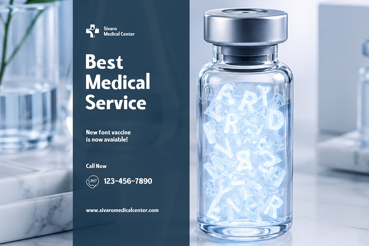 Prescripto - Medical Healthcare Font, a Sans Serif Font by HipFonts (Photo 10 of 10)