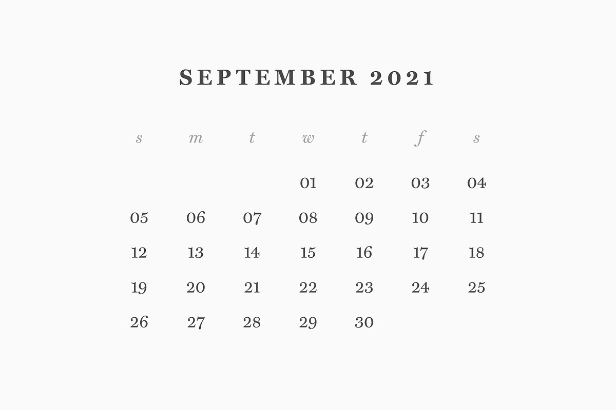 Calendar 2021 Flowers, Calendar 2021, a Stationery Template by Bordo (Photo 4 of 4)