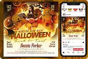 Halloween Flyer, a Flyer Template by regalDRAW (Thumbnail 1 of 3)