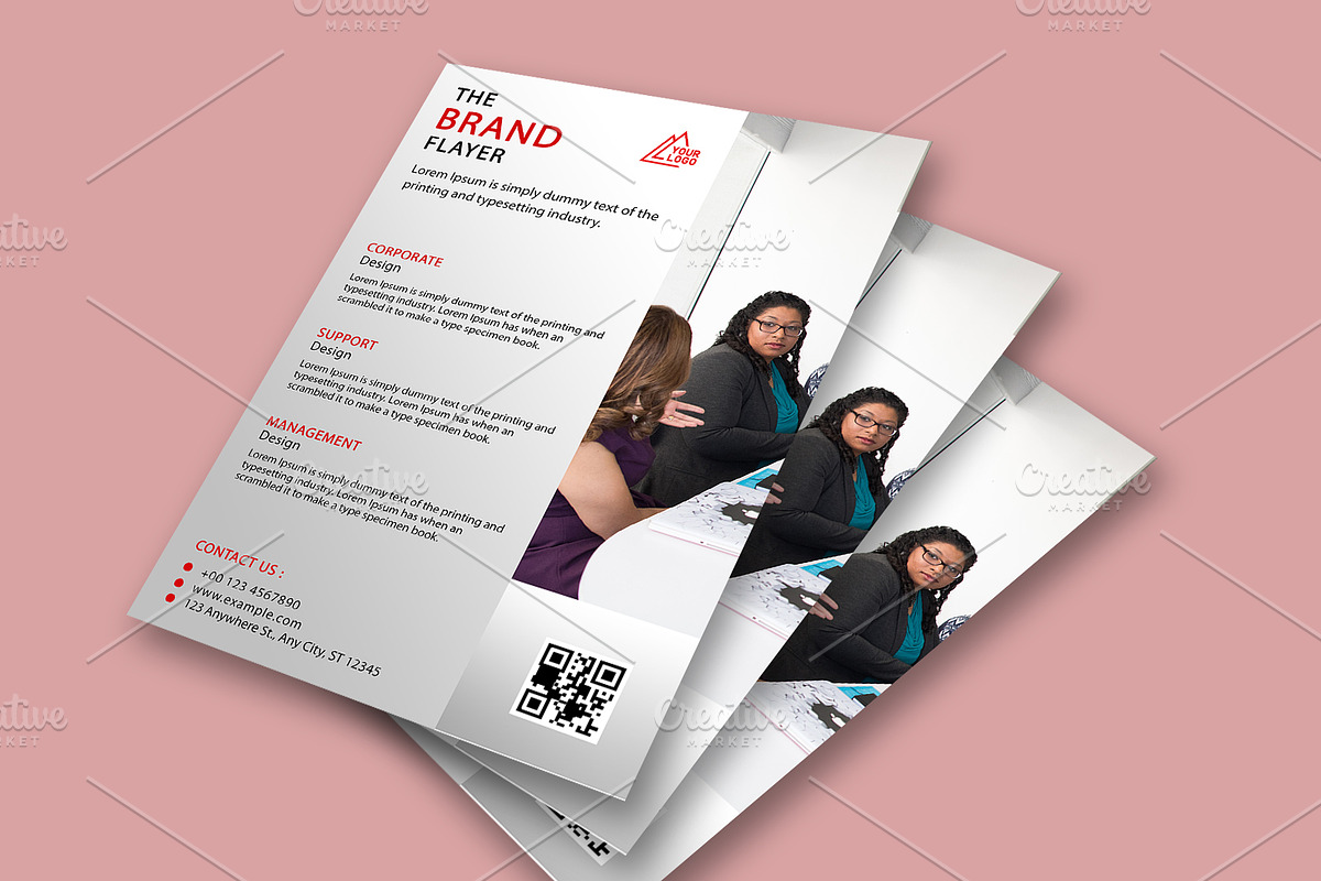 The Brand Flyer Template, a Flyer Template by As Studio (Photo 2 of 4)