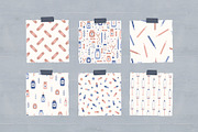 Medicine. Objects and patterns, a Healthcare Illustration by kondratya (Thumbnail 4 of 8)