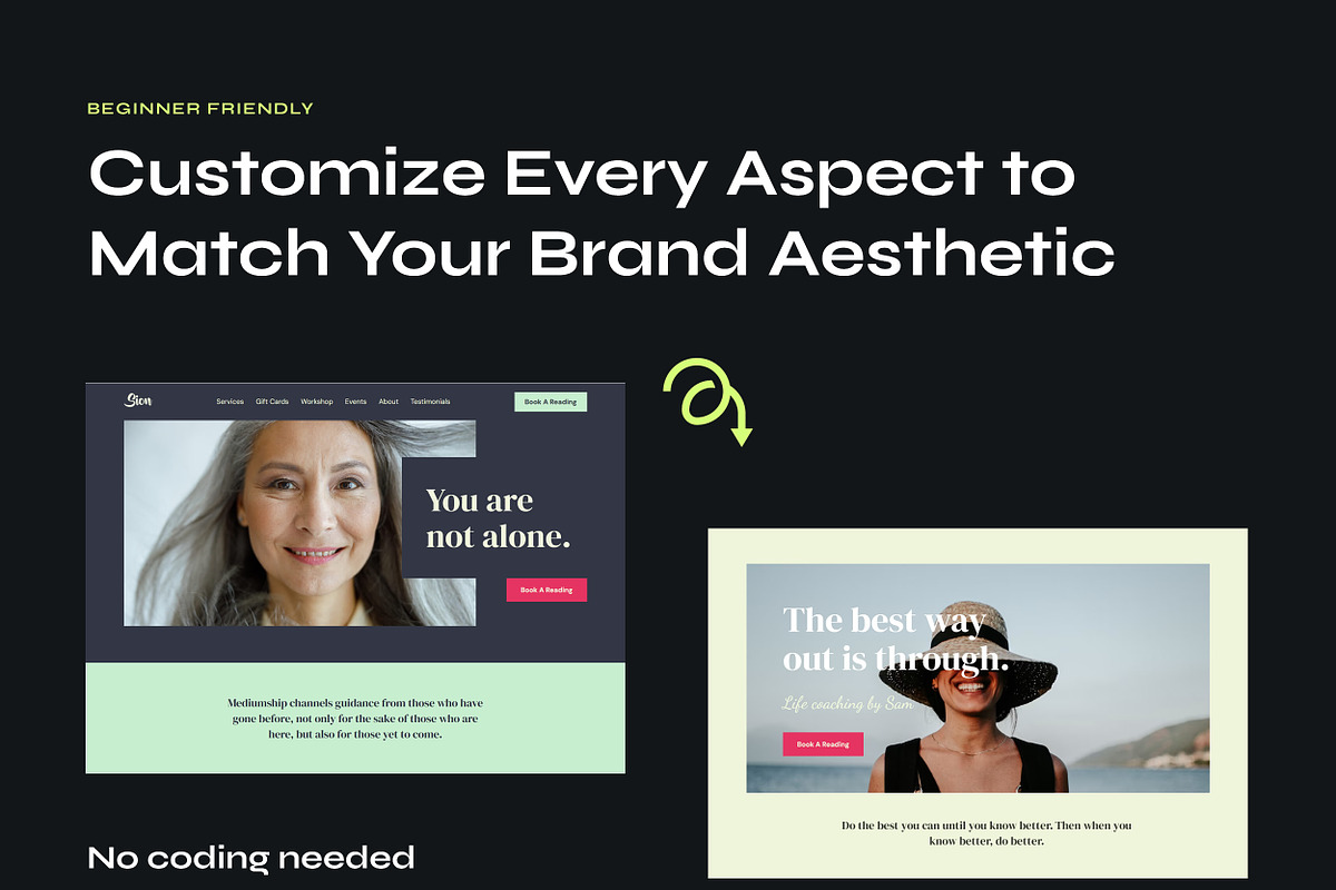 Psychic Medium Website Template, a WordPress Template by Awakened Templates (Photo 4 of 6)
