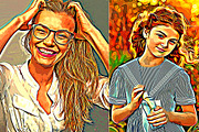 Intense Oil Paint, an Action Add-On by U_Design (Thumbnail 5 of 5)