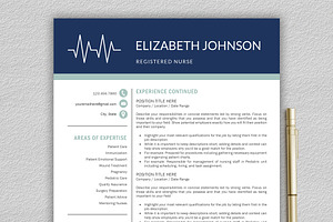 Nurse Resume Medical CV Template