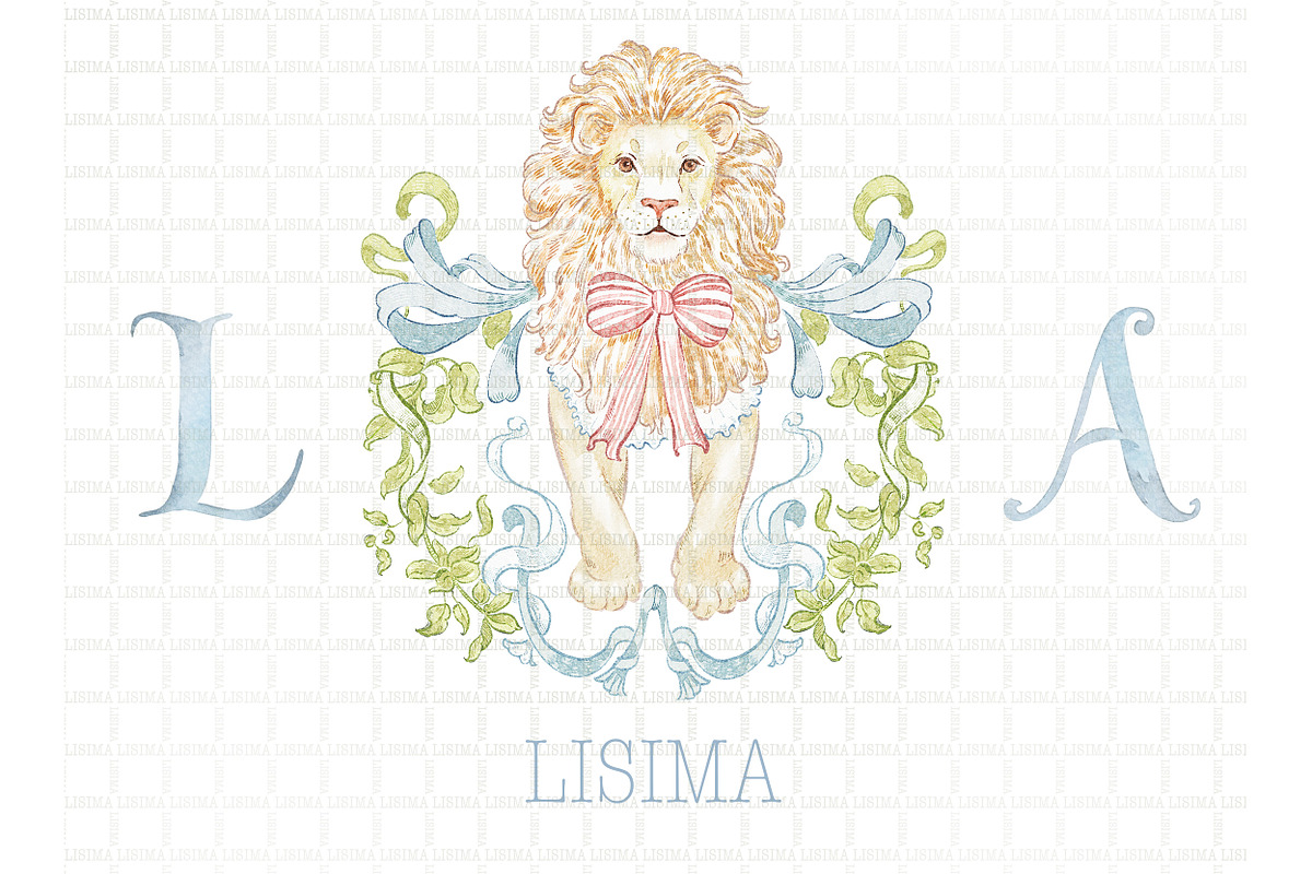 Bacchus Bloom - frames, crest, a Decorative Illustration by Lisima (Photo 7 of 8)