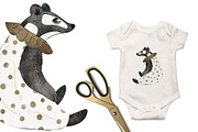 Magic Woodland Friends Collection, an Animal Illustration by Pati Paints (Thumbnail 8 of 19)