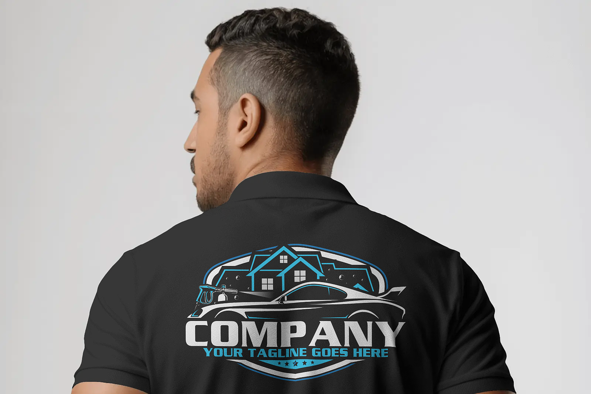 Car Wash Home Logo: Auto Cleaning, a Branding & Logo Template by slLametDesigns (Photo 5 of 6)