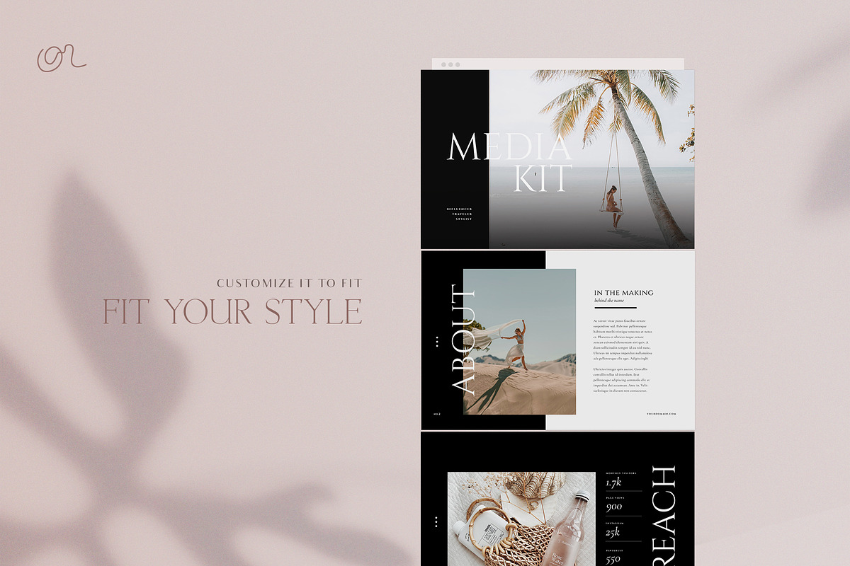 Influencer Media Kit Template (8pgs), a Marketing Template by Signture Muse Design (Photo 7 of 8)