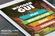 Wooden GUI for Mobile Game, an Illustration by wowu (Thumbnail 9 of 9)