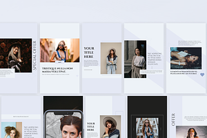 Fashion Social Media Templates Canva