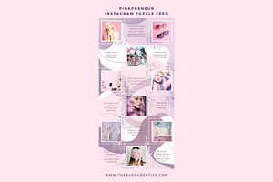 Pinkpreneur Canva Instagram Puzzle