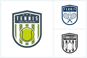 Tennis logo sport design template, a Branding & Logo Template by jundio studio
