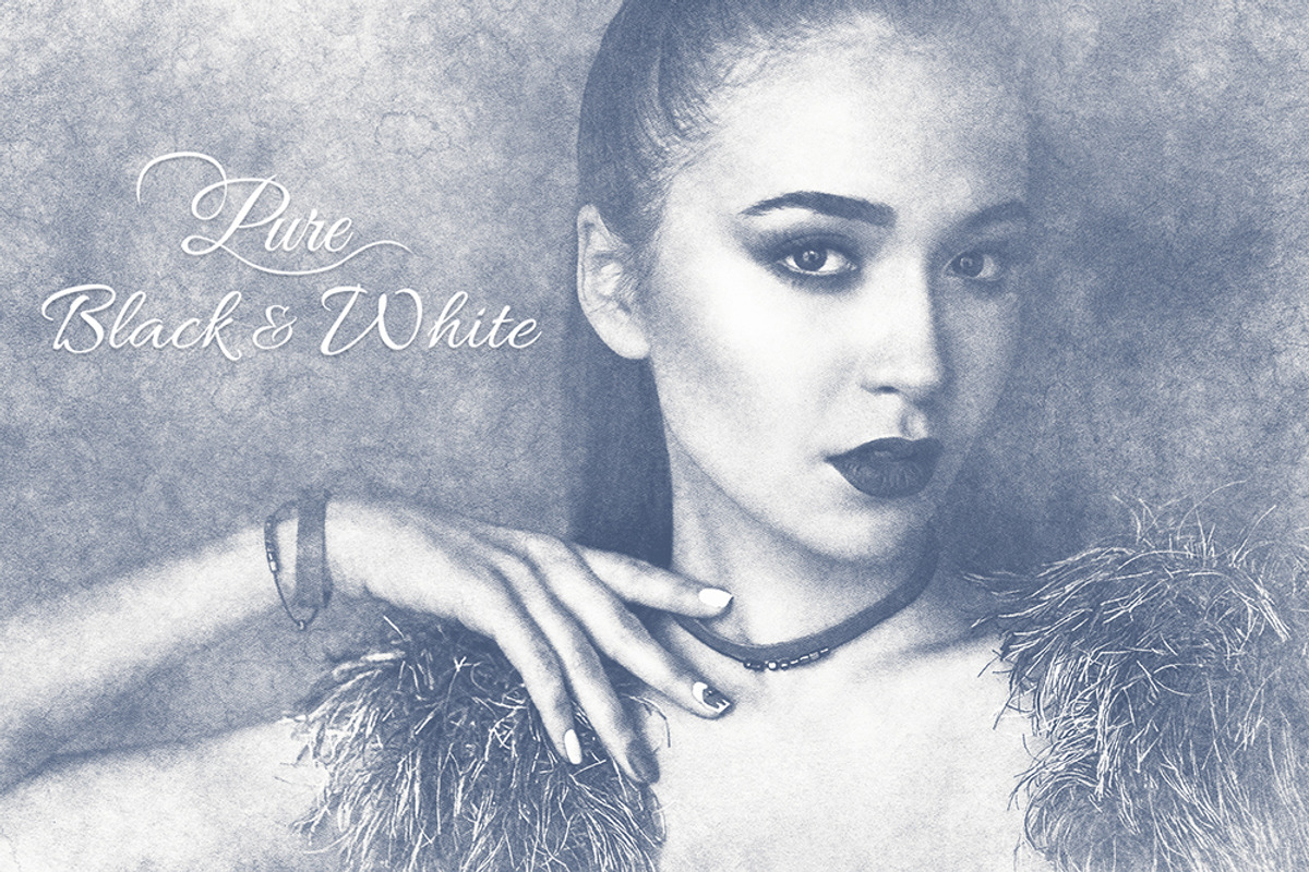 Pure Black and White, an Action Add-On by Briell Design (Photo 6 of 14)