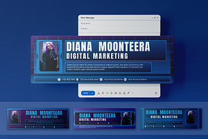 Futuristic Email Header, an Email Template by Artnivora.Std