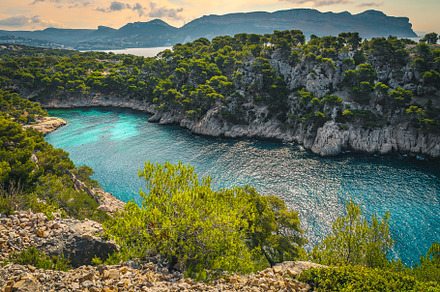 Calanque de Port Pin bay view, a Nature Photo by Alpine Dreams