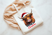 Mooey Christmas PNG, an Illustration by Watercolor design (Thumbnail 2 of 3)