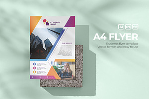 A4 Business Flyer Template